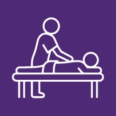 Ícone de massoterapia